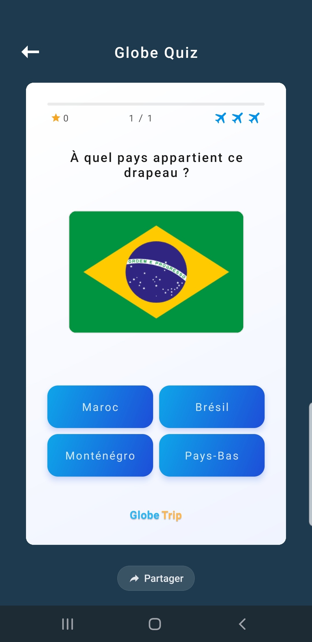 Globe Trip – Quiz